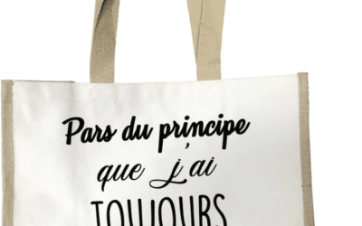 Sacs en tissus imprimés – 21 litres