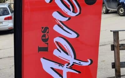 Oriflammes ou beachflag publicitaires, 2,10m – 4,40m